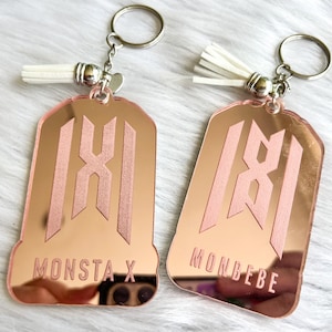 Monbebe Keychain, Monsta X Logo Keychain, Monsta X Acrylic Keychain, Monsta X Keychain, Monsta X Logo, Kpop Keychain, Kpop Accessories, Kpop