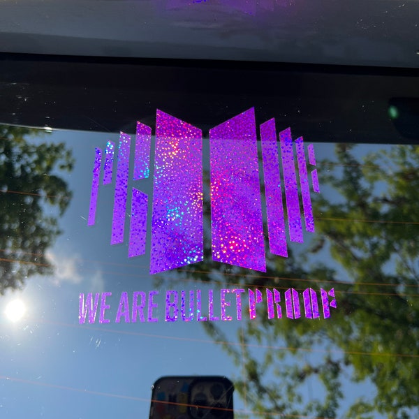 BTS Proof Decal, We Are Bulletproof, BTS Comeback, BTS Album, Bts Car Decal, Bts Laptop Decal, Bts Logo, Bts Logo Decal, Bts Merch, Bts