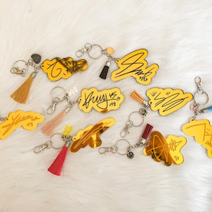 ATEEZ Autograph Keychain, ATEEZ Keychain, ATEEZ Merch, Ateez Accessories, Ateez Car Accessories, Kpop Keychain, Kpop Accessories