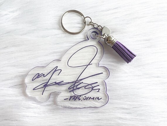 Bts shop merch keychain