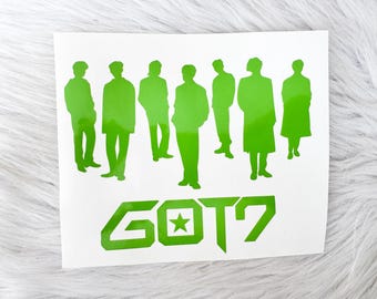 GOT7 Silhouette Kpop Decal