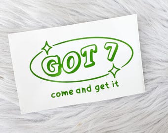 GOT7 'Come and Get It' Kpop Decal