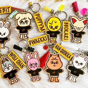 Stray Kids Skzoo Schlüsselanhänger, Skzoo Schlüsselanhänger, Stray Kids Merch, Stray Kids Schlüsselanhänger, Stray Kids Skzoo, Kpop Schlüsselanhänger, Kpop Zubehör, Kpop