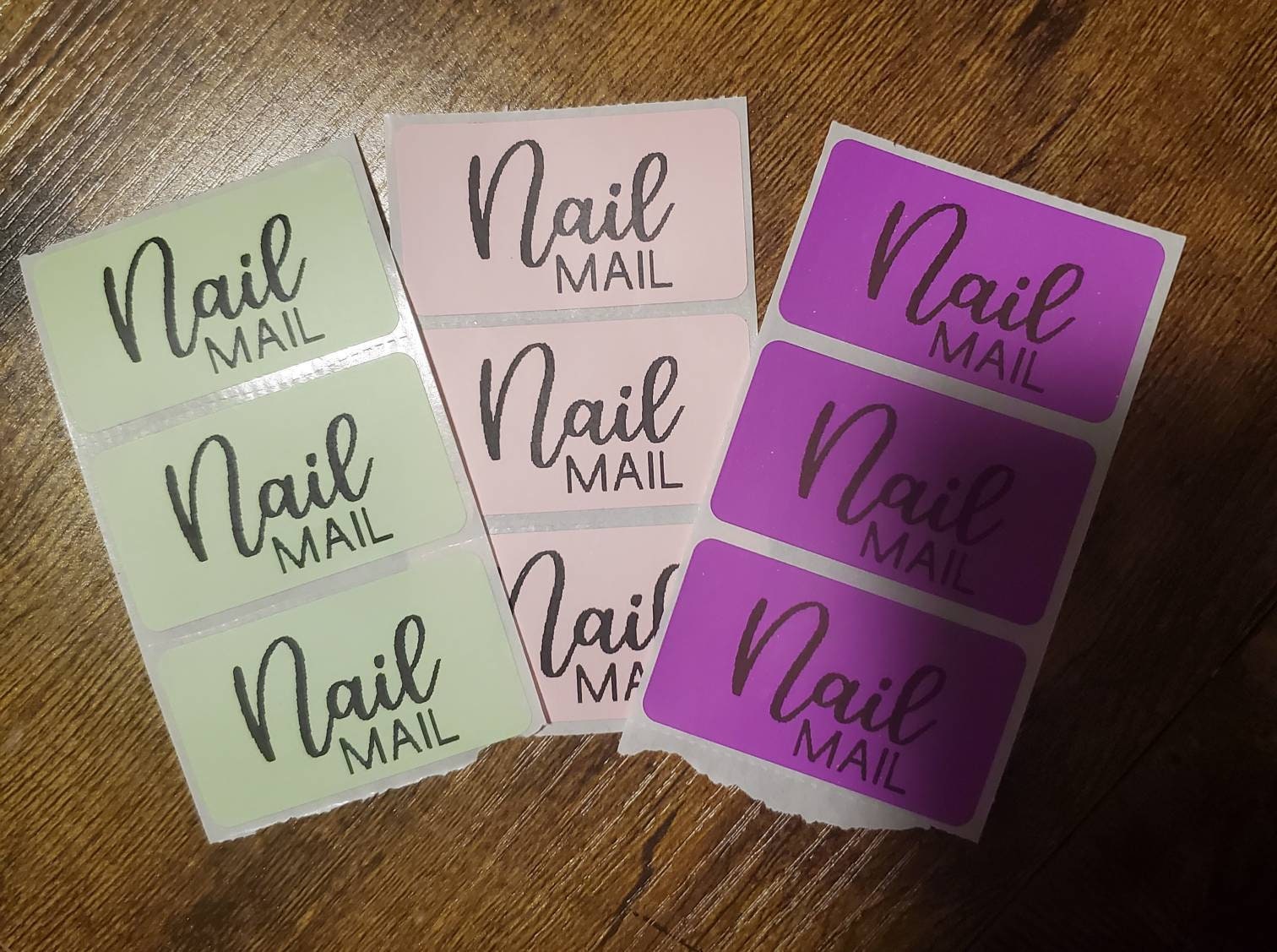 Nail Mail Stickers - Small Business Graphic by