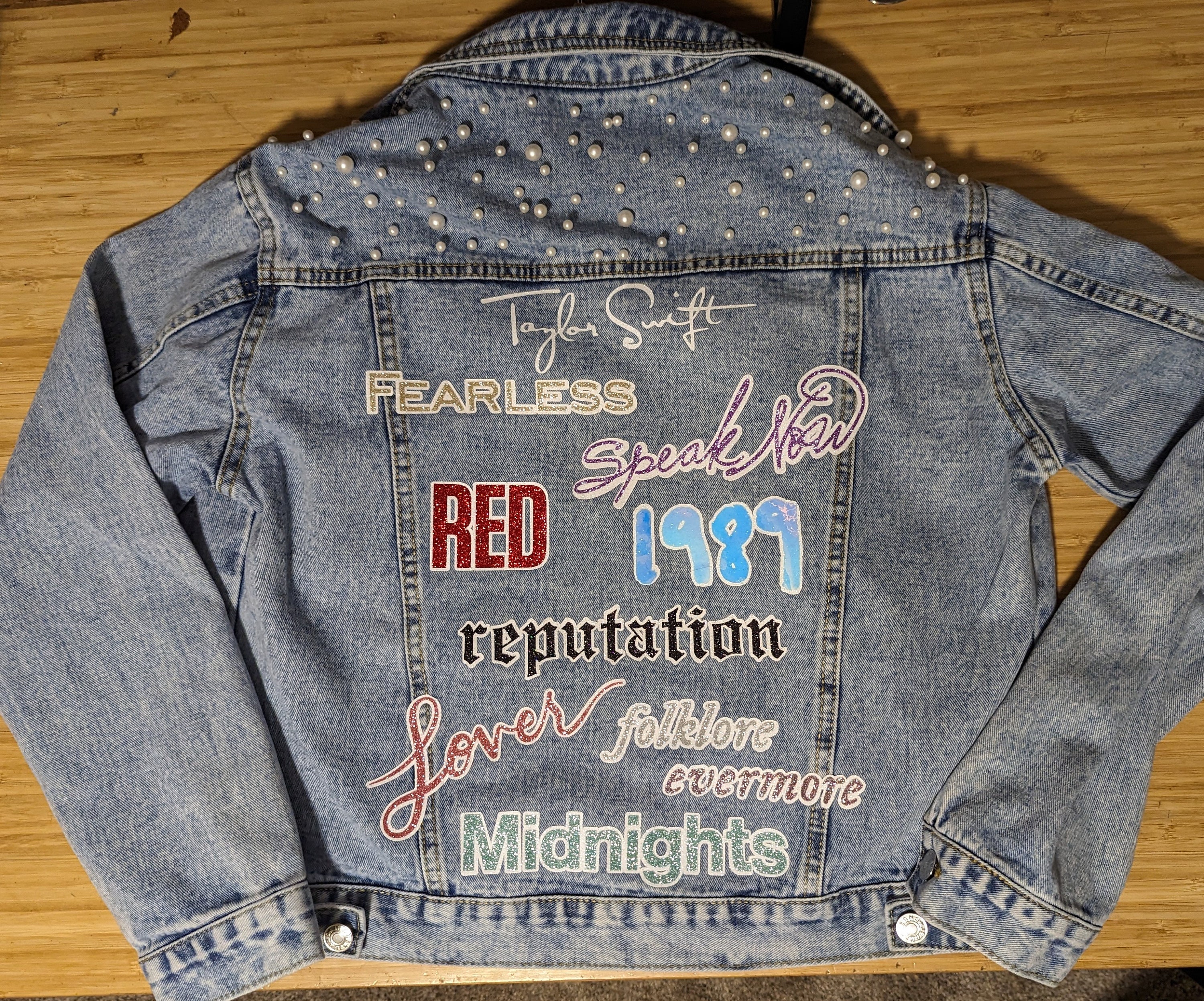 T Swift Patch Embroidered 1989 Album Eras Tour outfit concert 3in