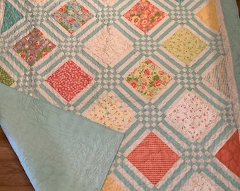 On Point Mint Quilt