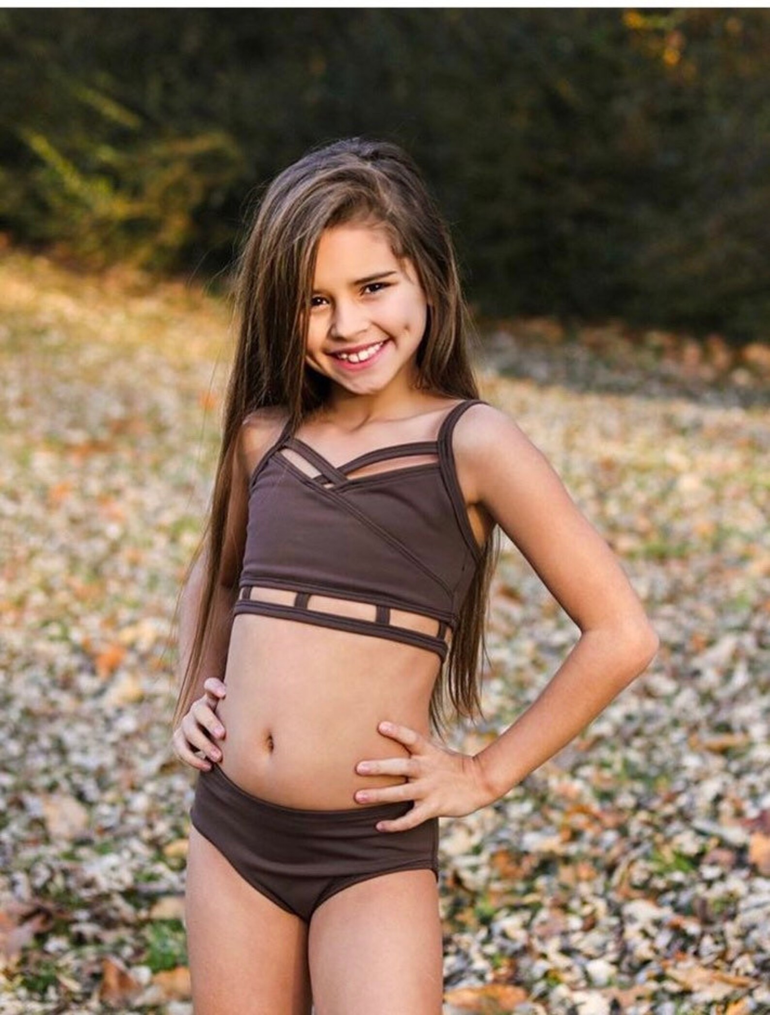 Cage Top Dance & Gymnastic Wear Girls Tops/bottom Set Cute Etsy