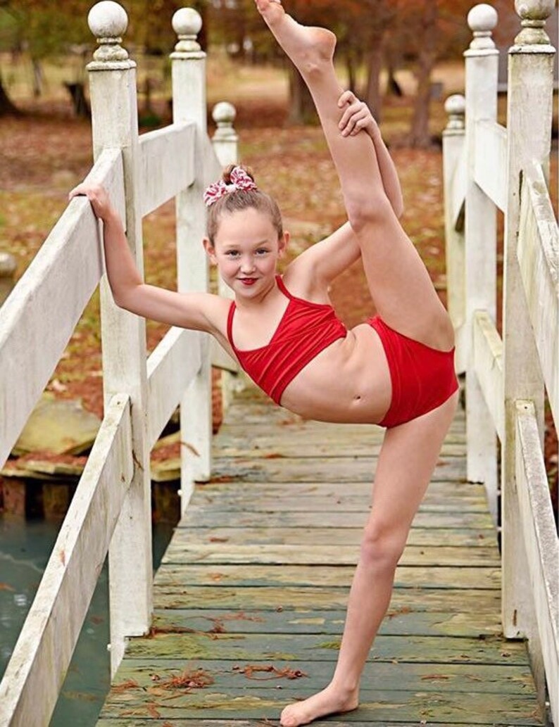 Dance/Gymnastic Tops/Bottoms Girls Cute Set Two Piece Set Etsy