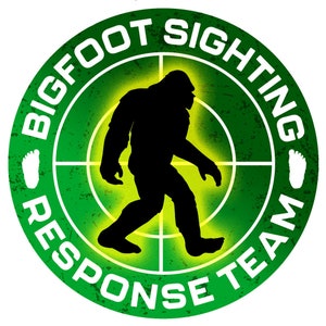 Bigfoot Sighting Response Team Vinyl Sticker