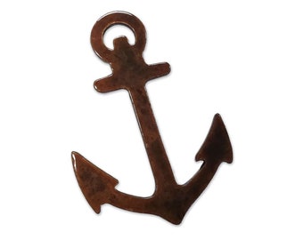 Anchor Magnet - Fisherman Boating Ocean Gift, Steel, Made in the USA