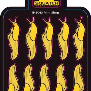 Banana Slug Vinyl Sticker Sheet
