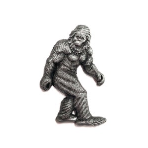 Sasquatch, Yeti, Bigfoot - Sculpted Pewter Magnet, Perfect Bigfoot Gift!