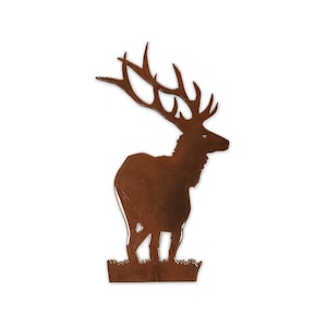 Standing Elk Magnet - Outdoor Bigfoot Gifts, Designed and Manufactured in the USA, Bigfoot, Sasquatch, Pacific Northwest