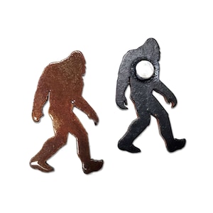 MiniSquatch Magnet 2 PACK - Outdoor Bigfoot Gifts, Made in the USA, Yeti, Sasquatch Gift