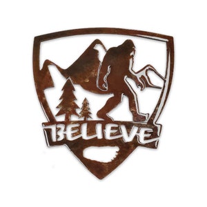 Believe Bigfoot Magnet - Outdoor Bigfoot Gifts, Made in the USA, Bigfoot, Sasquatch, Pacific Northwest