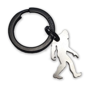 Microsquatch Bigfoot Keychain Bottle Opener - Outdoor Bigfoot Gifts, Made in the USA, Bigfoot, Sasquatch, Pacific Northwest