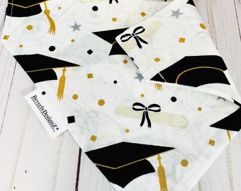 Bandana de remise des diplômes pour chien, bandana à enfiler pour animal de compagnie, bandana à enfiler pour chien, bandana à enfiler pour chat pour la cérémonie de remise des diplômes, écharpe pour animal de compagnie