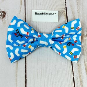 Dog Bow Ties, Love Socks Bowtie for Dogs, Cat Pet Bowties, Dog Accessories, Puppy gift, Dog Collar Bow, Boy Dog Bowty