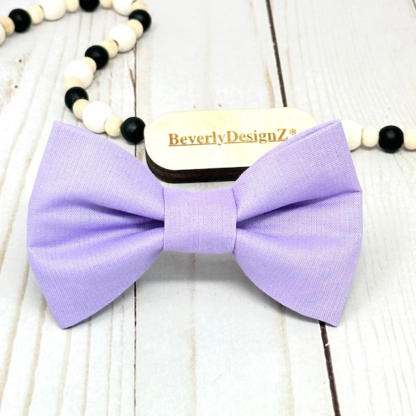 Purple Dog Bow Tie Etsy