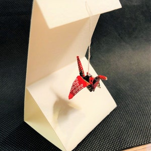 Crane origami greeting card, Father&#39;s Day Present, Wedding Present, Gift for Him or Her