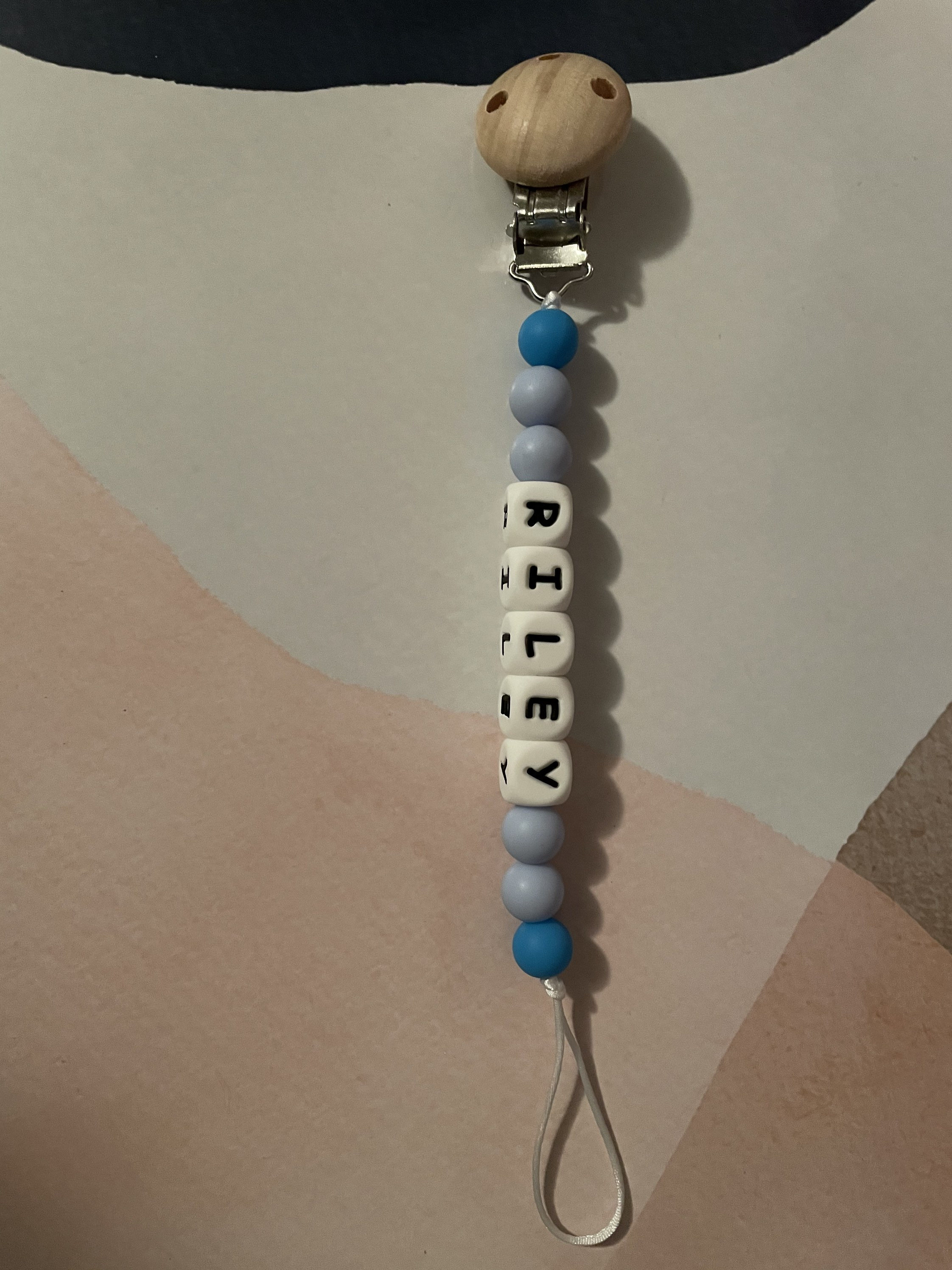 Personalised Dummy Clip Etsy