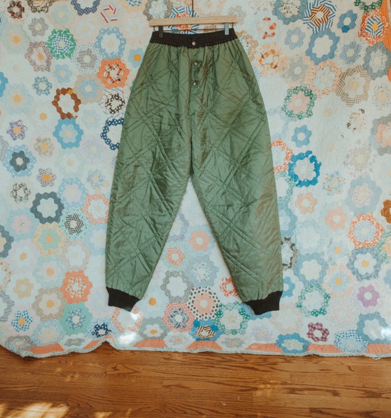 Quilted Liner Pant, Thermal Hunting Pants, Insulat