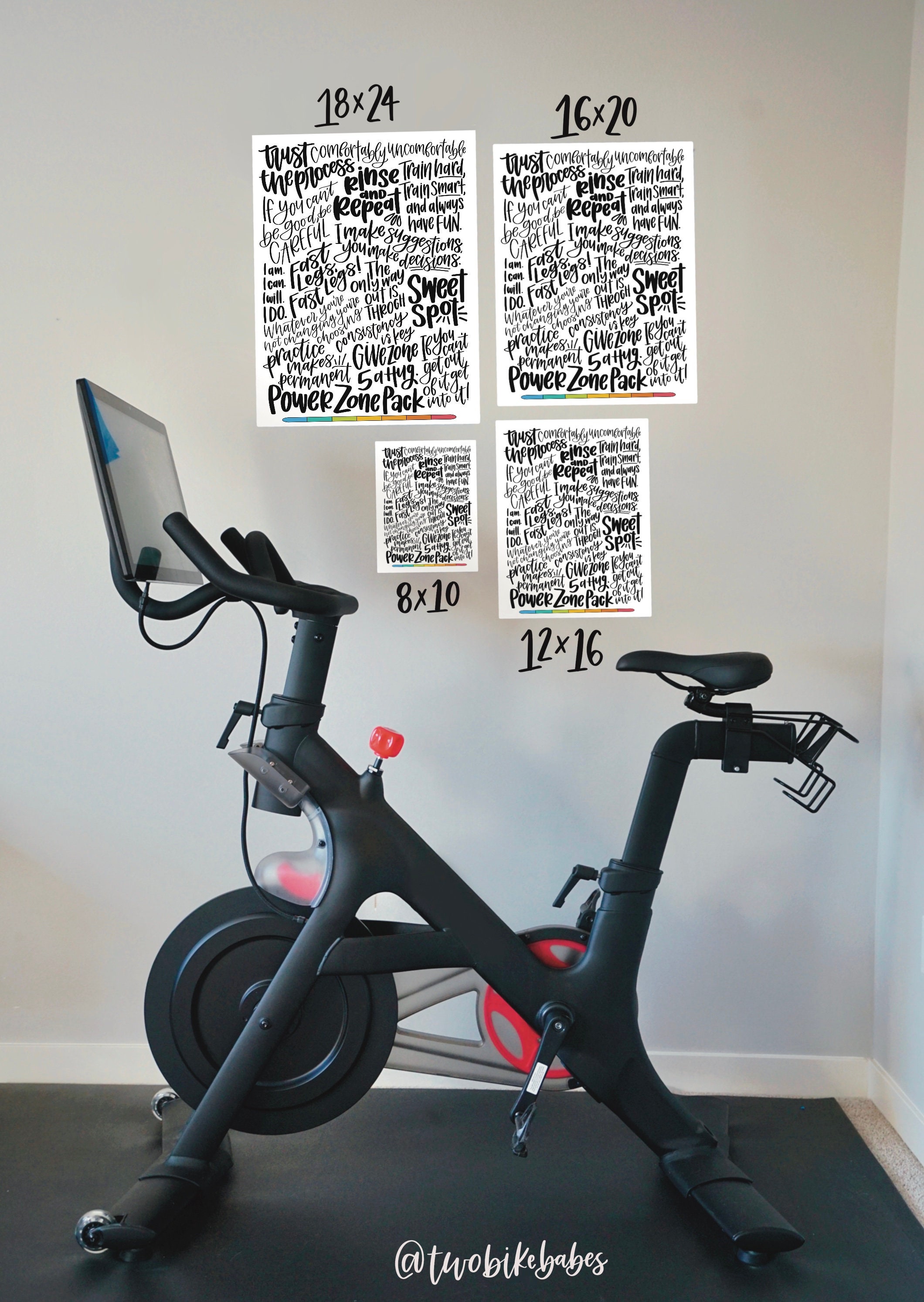 POWER ZONE QUOTES Poster Black Lettering Power Zone Pack Etsy