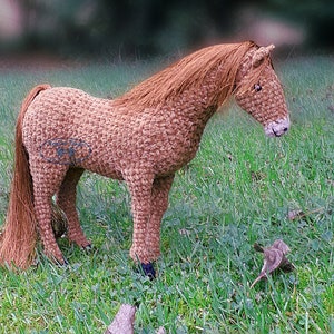 Crochet Horse Pattern Crochet Plush Pattern Amigurumi Horse Colt Foal Pony