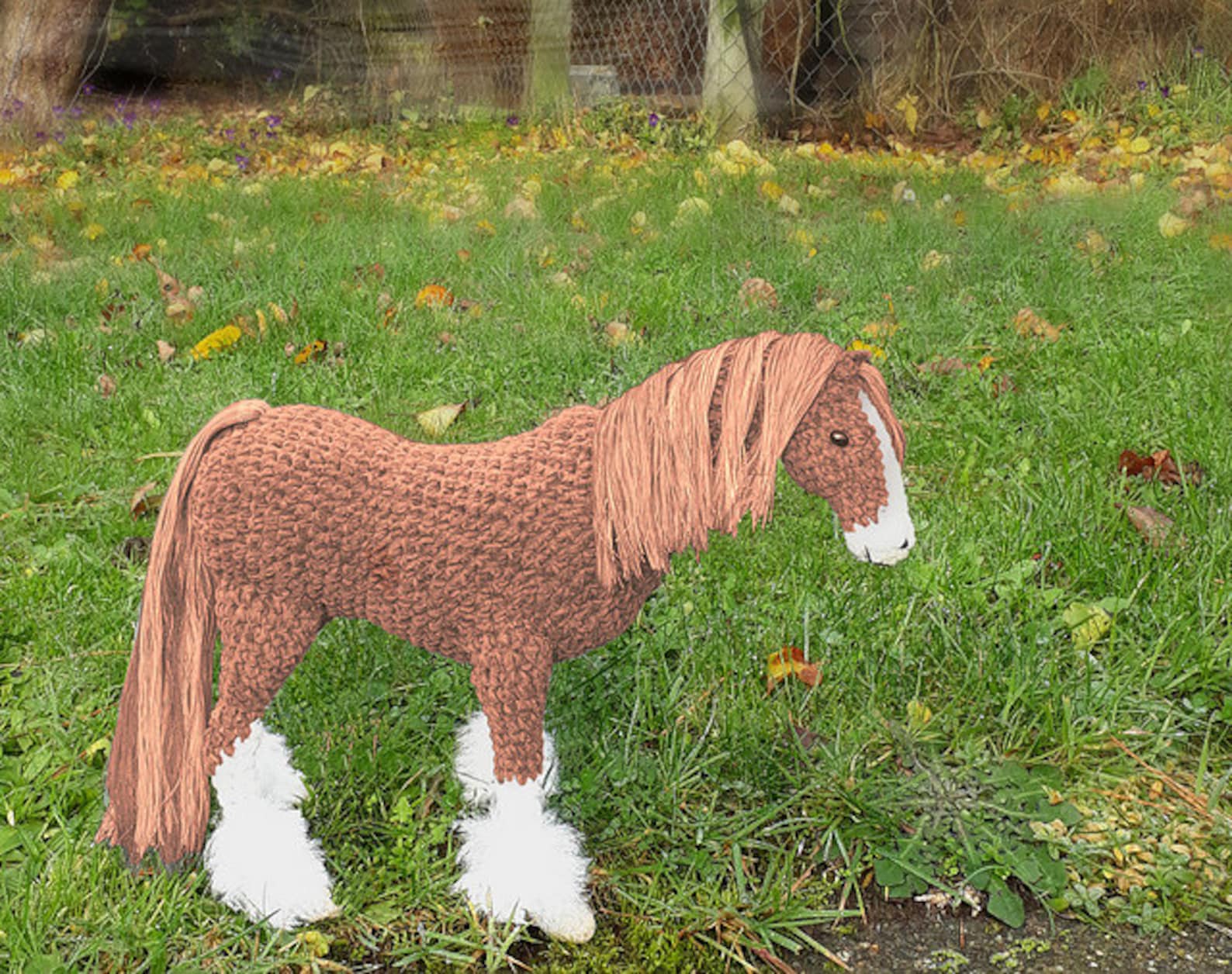 Stablemates Clydesdale Crochet Pattern, Realistic Horse Toy - Etsy