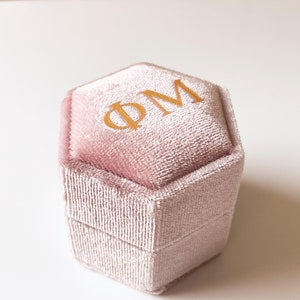 Samt Box für PHI MU Sorority | Schwesternschaft Geschenk | Einweihungsgeschenk | Bid Tag 2025 | Großes/Kleines Geschenk