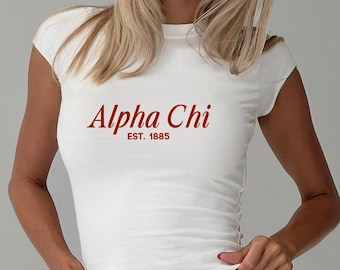 Alpha Chi Baby T-Shirt, Sorority Merch, AXO großes kleines Geschenk, griechische Kleidung, A Chi O TShirt, Bid Day, Initiationsgeschenk
