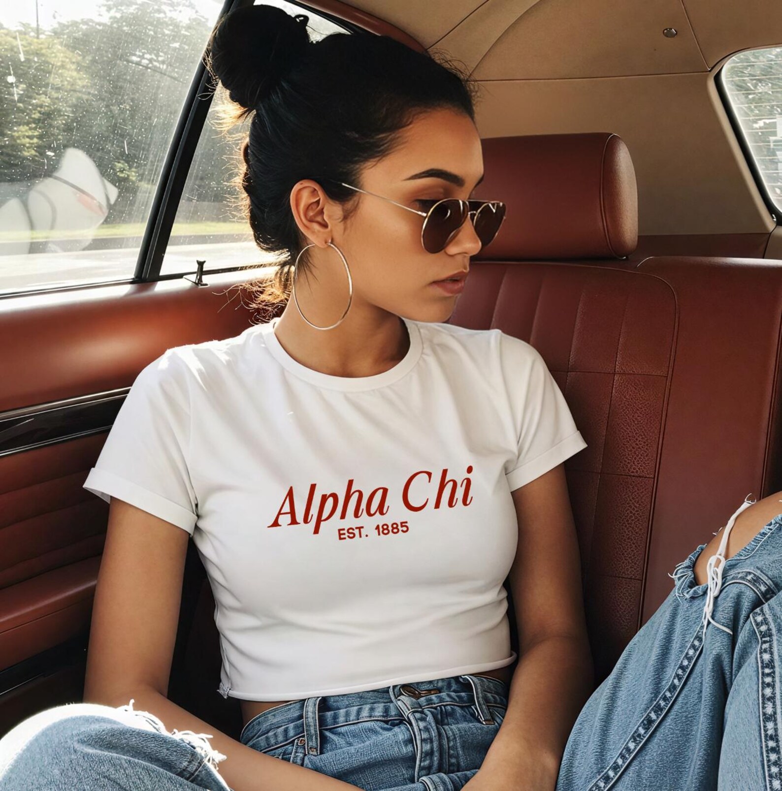 Alpha Chi Baby Tee, Sorority Merch, AXO Big Little Gift, Greek Apparel ...