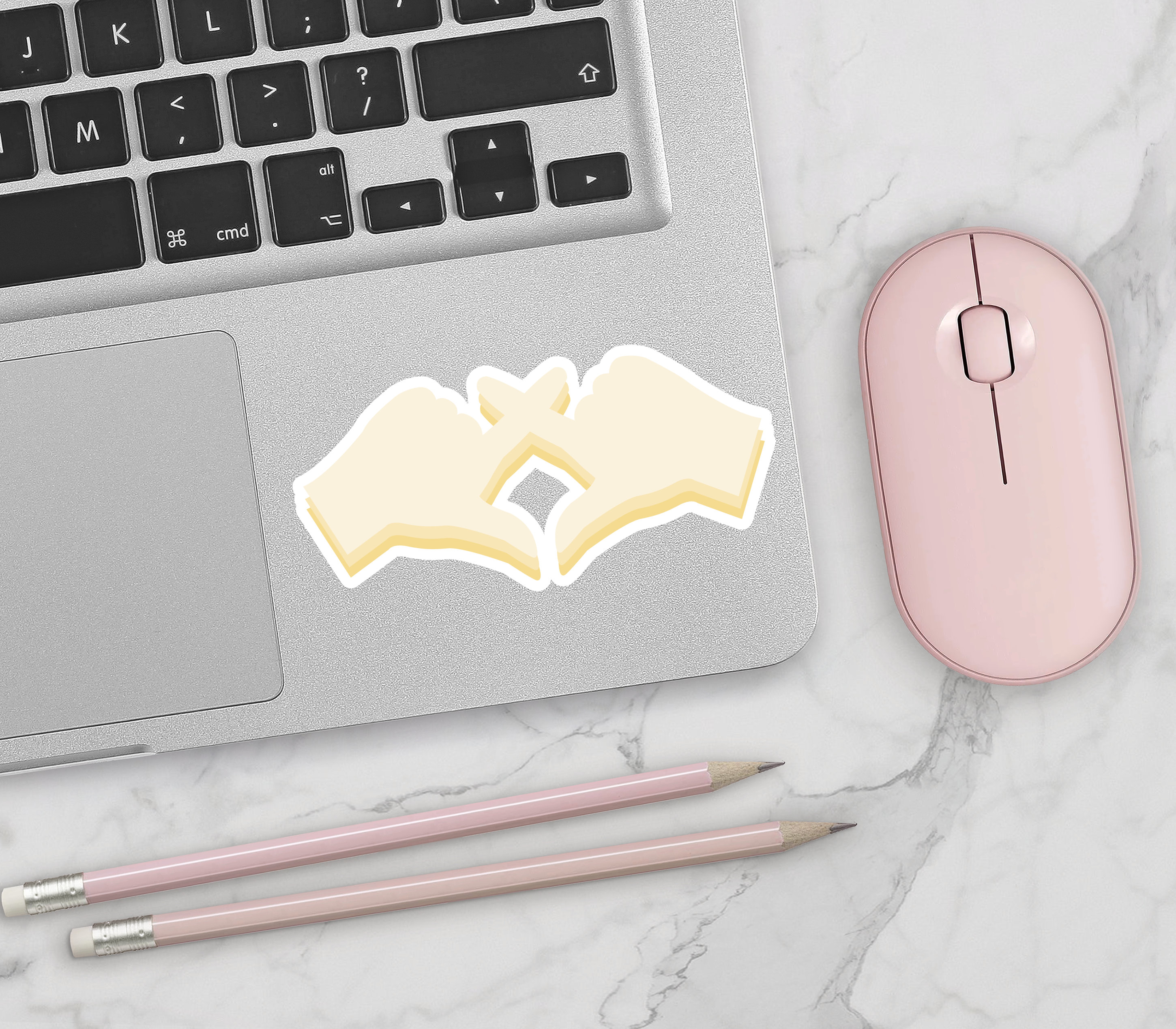 CHI O Hand Sign Tricolor Sticker 3-Pack Etsy