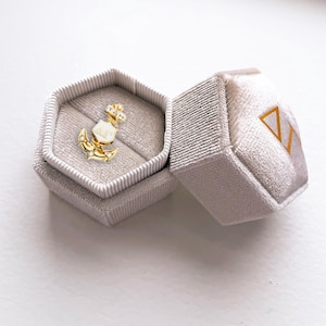 Badge en velours pour sororité DELTA GAMMA | Cadeau DeeGee pour sororité | Cadeau d'initiation | Journée de la candidature 2025 | Grand/Petit cadeau