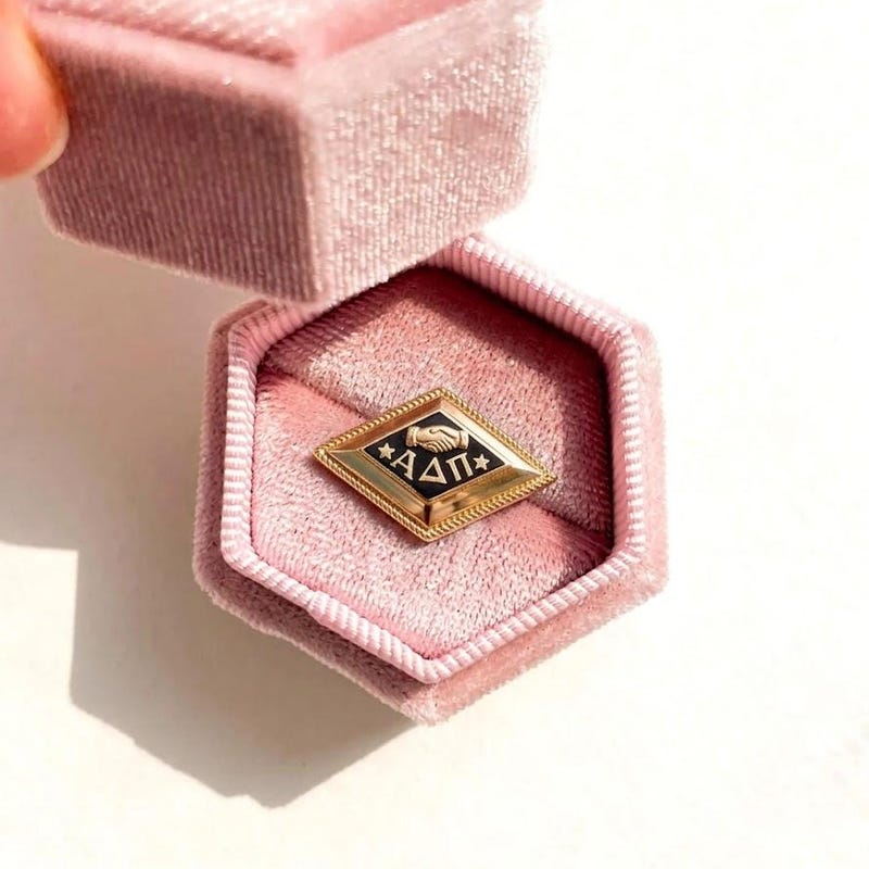 Velvet Badge Box - Etsy
