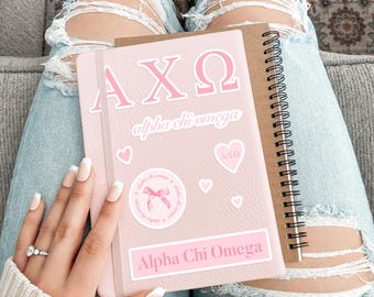 Stickerpakket ALPHA CHI Coquette voor laptops, studentenvereniging Bid Day 2025, groot cadeau, Rush Merch, briefpapier, Alpha Chi Omega
