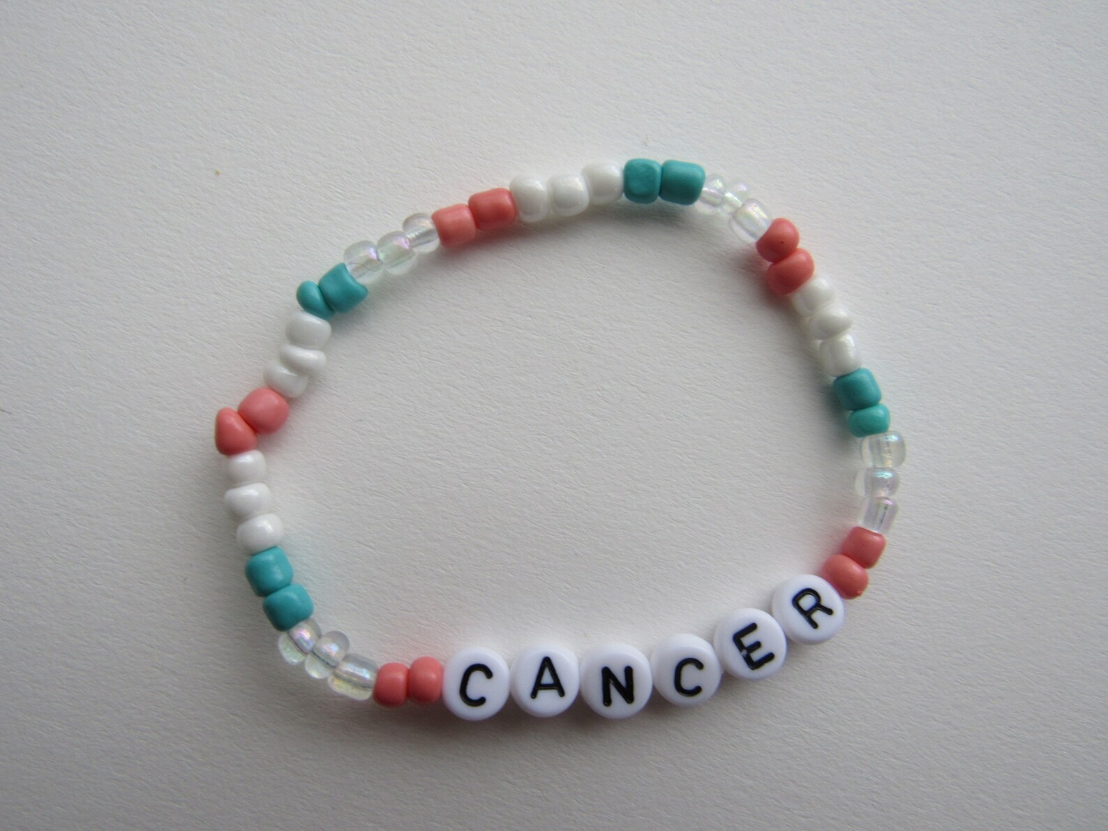 Cancer Beaded Bracelet Set Etsy