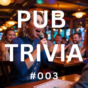 Pub Trivia #003 General Knowledge Bar Trivia