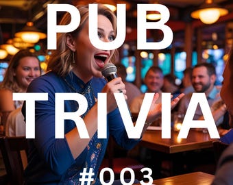 Pub Trivia #003 General Knowledge Bar Trivia
