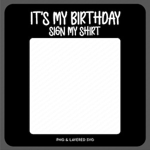 Es ist mein Geburtstagszeichen Mein Hemd svg Png, lustiges Geburtstagshemd svg, Kind-Mädchen-Jungen-Partygeschenk, digitaler Download DTF Sublimation PNG und SVG Cricut