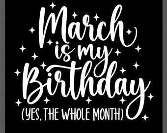 June is My Birthday Yes the Whole Month Svg Png, Funny June