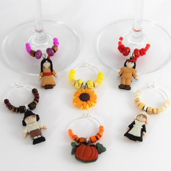 Thanksgiving Charms Etsy