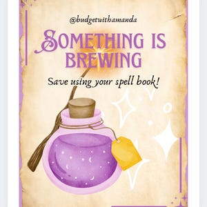 Something is Brewing Savings Challenge Book / Giochi di dadi, questo o quello e tira e risparmia / 10 sfide di risparmio + 1 bonus / Download digitale