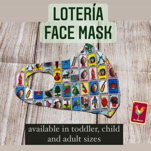 Mascarilla / cubrebocas de lotería