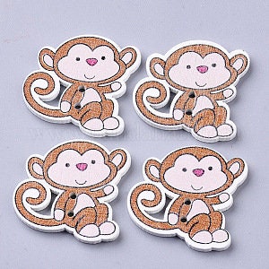 Mini Monkey Modern Kids Counted Cross Stitch Kit Easy Beginner Level Cross  Stitch Kit 