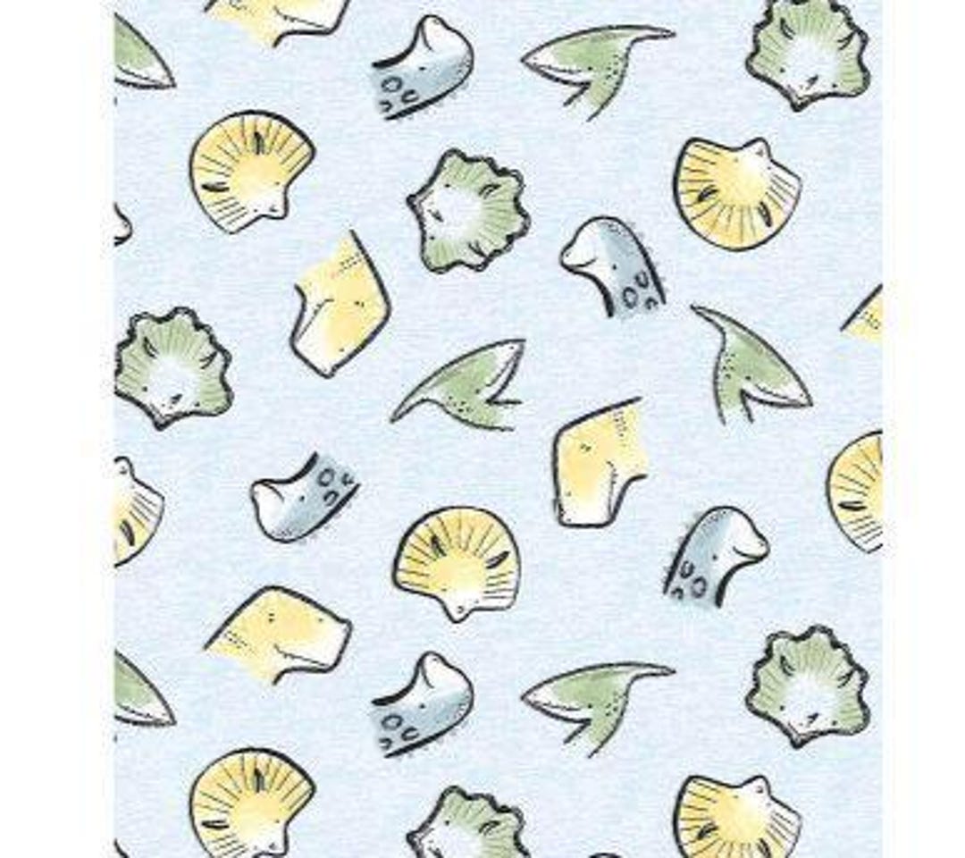 Dino-roar: Cute Dinosaur Head Sketches Sky by Timeless Treasures CD1100 ...
