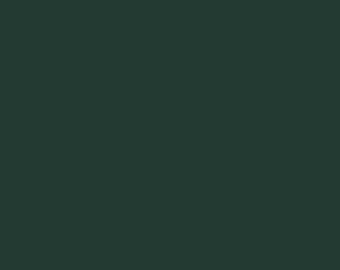 Solid Hunter Green Combed Cotton  Broadcloth C2040 -  Quilting Fabric - 100% cotton - 56" piece (1 YD 20")