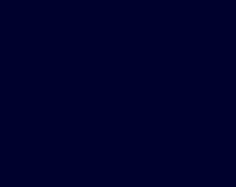 Solid Navy Blue Flannel Fabric - 100% cotton -  BY THE 1/2 YARD