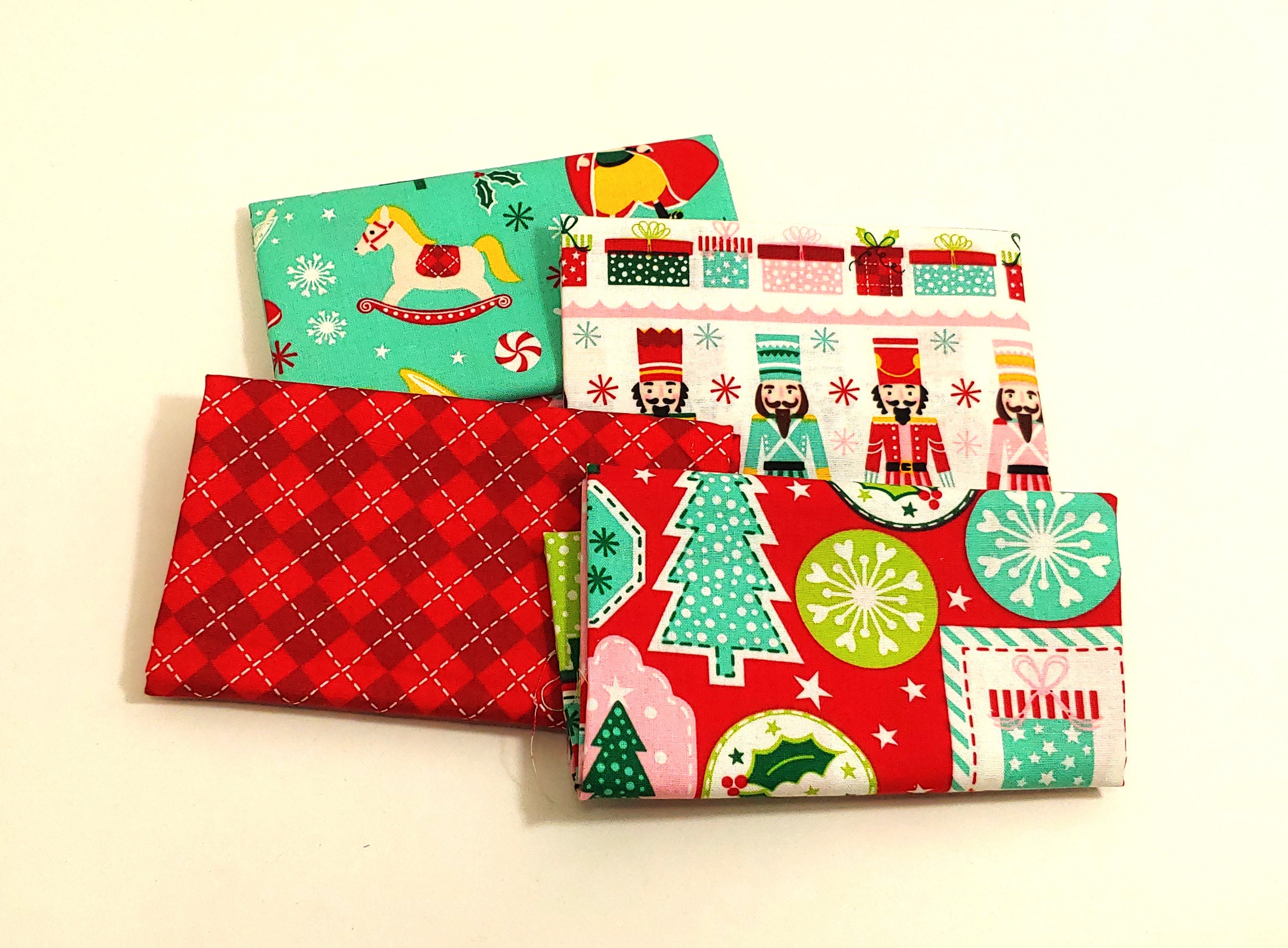 4 PC Nutcracker Fat Quarter Bundle by the Craft Cotton Co Etsy