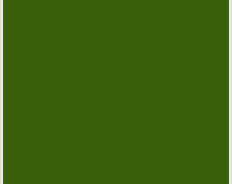 Tela de franela de hojas verdes sólidas - 100 % algodón - POR 1/2 YARDA